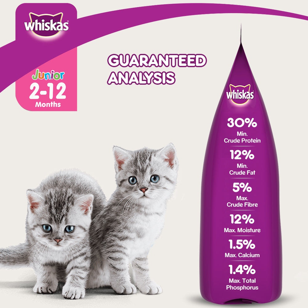 WHISKAS® Kitten Dry Food, Mackerel - 5