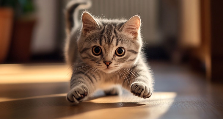 What are common household hazards for kittens?