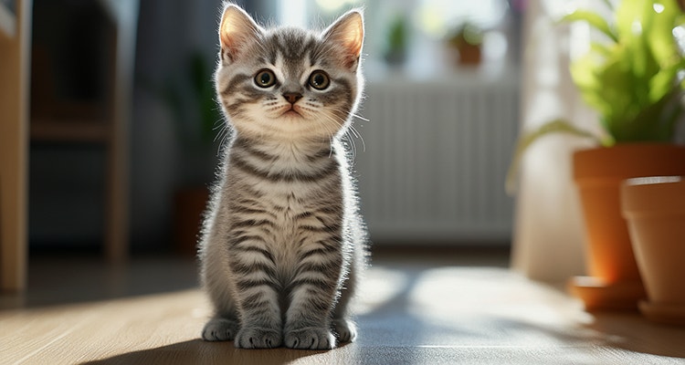 What are common household hazards for kittens?