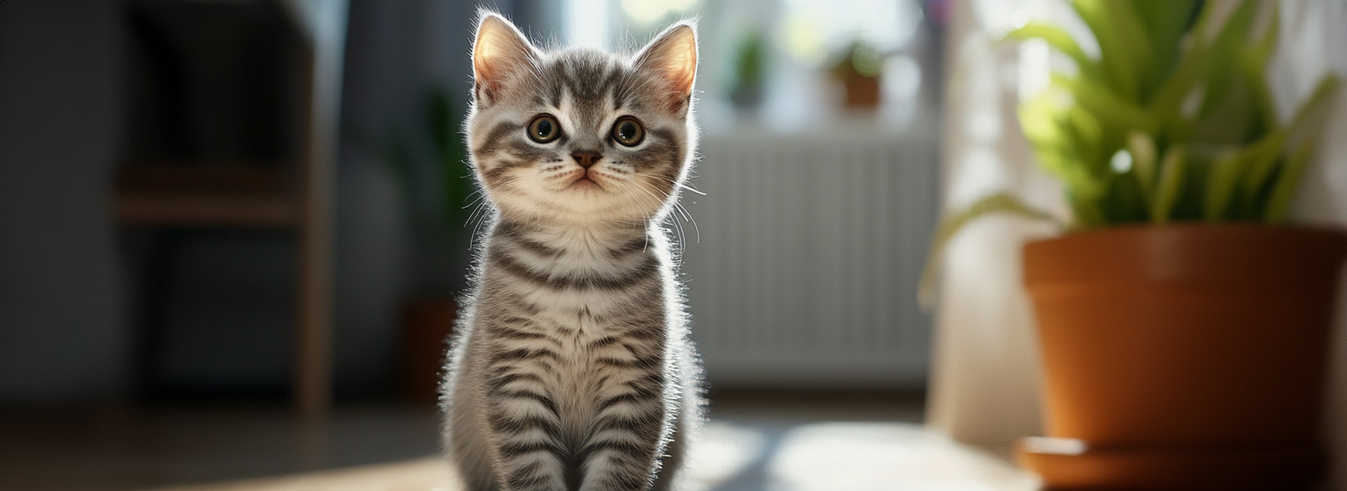 What are common household hazards for kittens?
