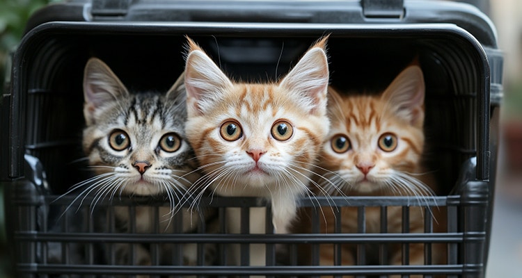What are common household hazards for kittens?