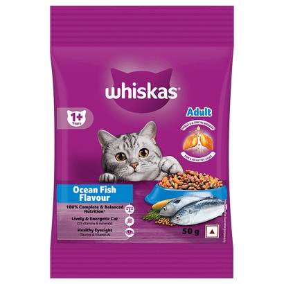 WHISKAS® Adult Dry Food, Ocean Fish