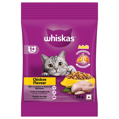 WHISKAS® Adult Dry Food, Chicken